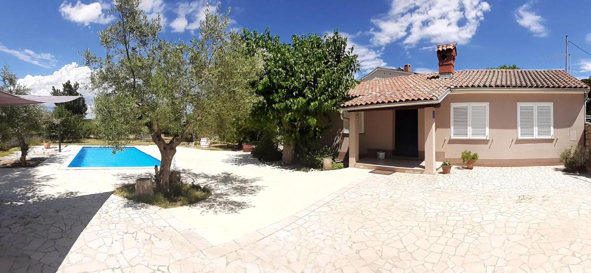 Ferienhaus Aqua Mit Pool Jadreski Bagian luar foto