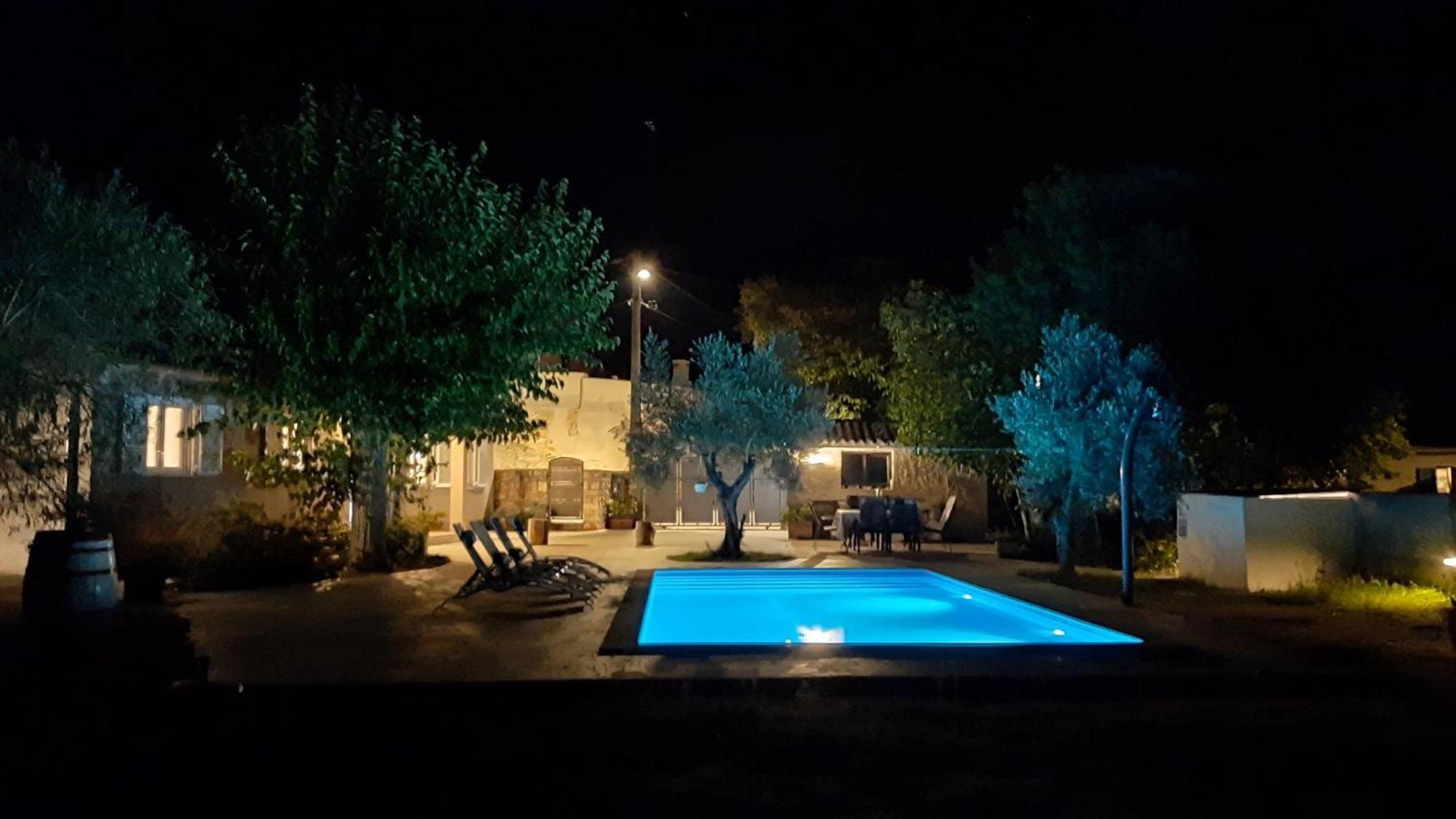 Ferienhaus Aqua Mit Pool Jadreski Bagian luar foto