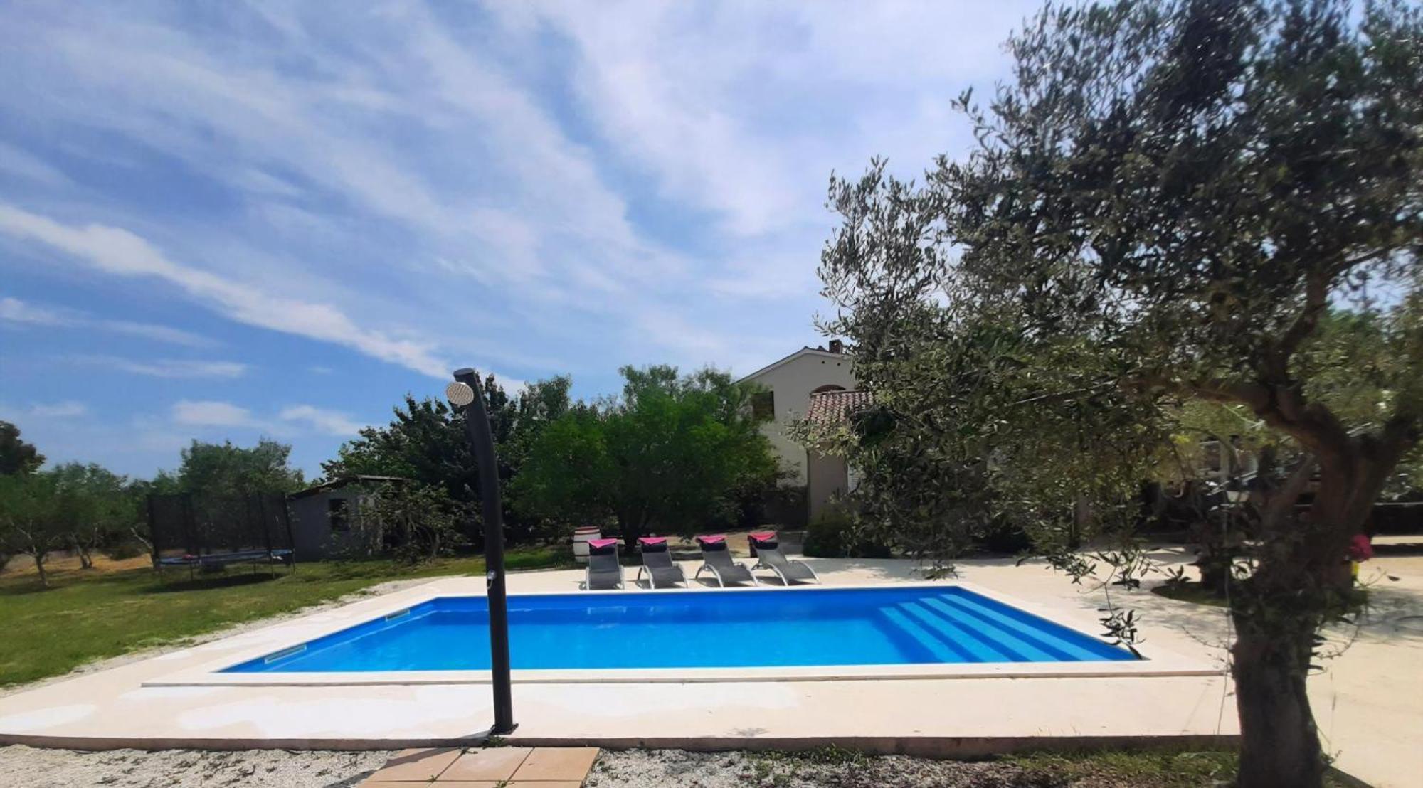 Ferienhaus Aqua Mit Pool Jadreski Bagian luar foto