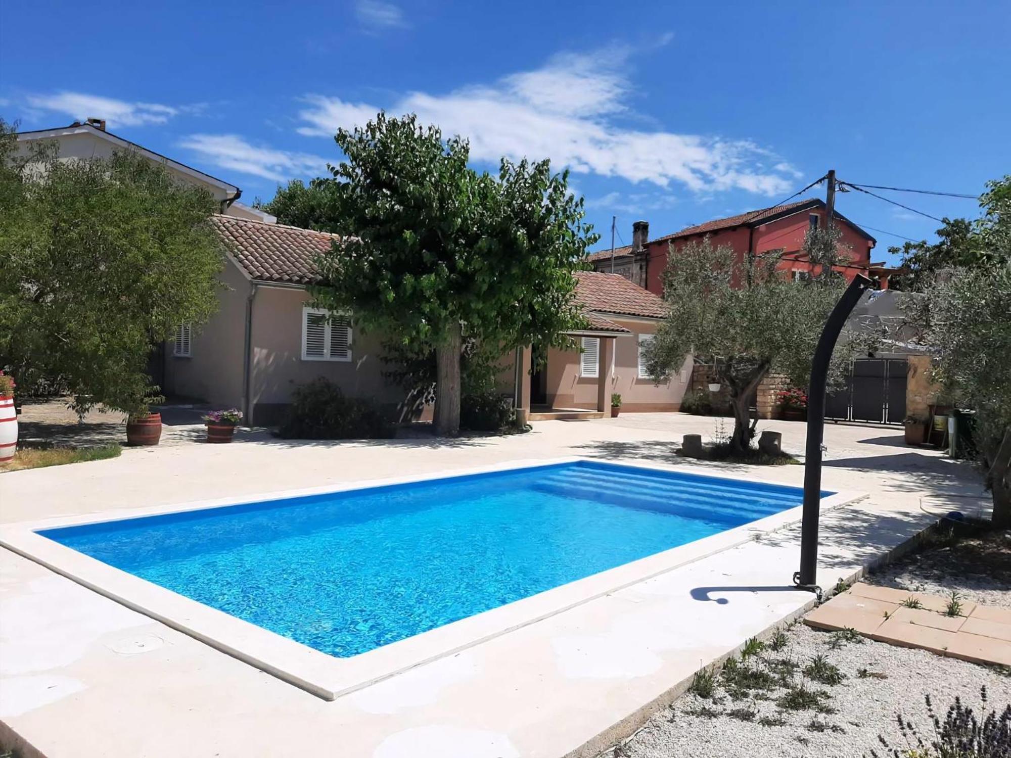 Ferienhaus Aqua Mit Pool Jadreski Bagian luar foto